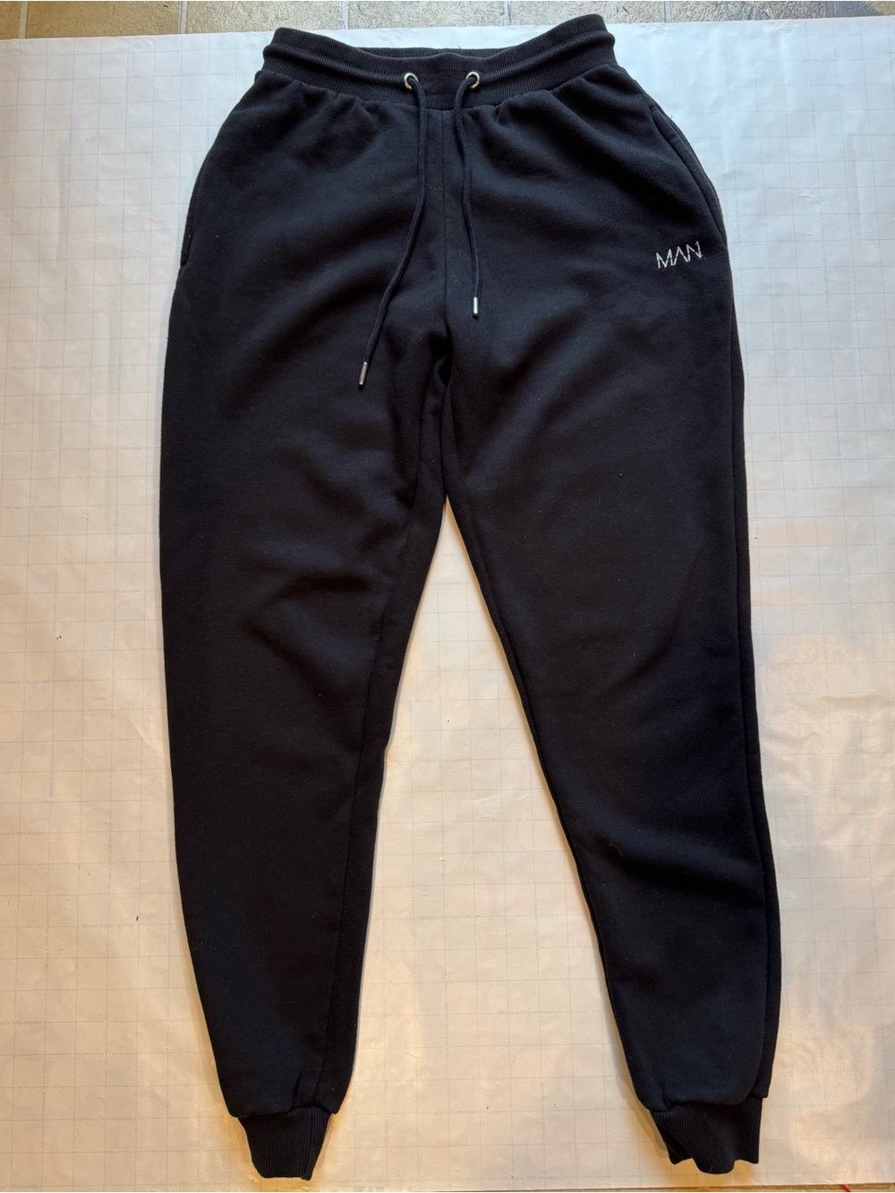 Men’s boohooMan Joggers – Black – Size Small